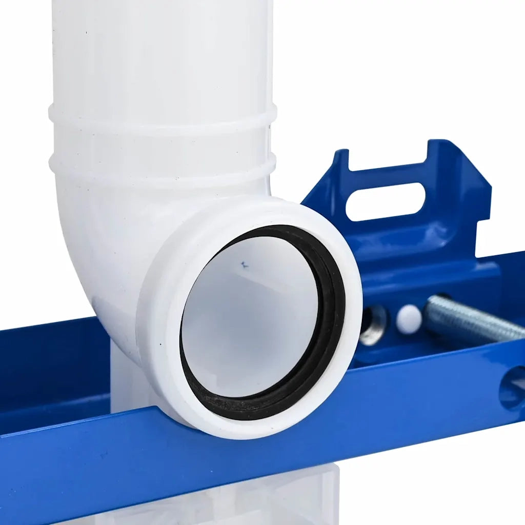 Telaio del Cistern Bianco 50 x 8 x 131 cm Acciaio CFW3950031