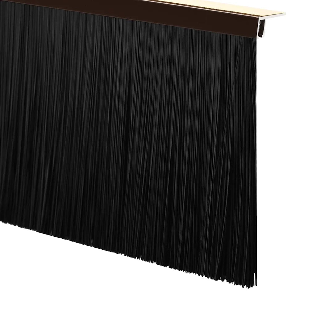 Spazzole per porte autoadesive 2 pz Marrone 100 cm CFW2625659