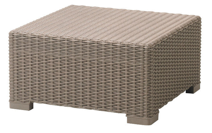 Tavolino da Giardino 68x68x35h cm California Cappuccino