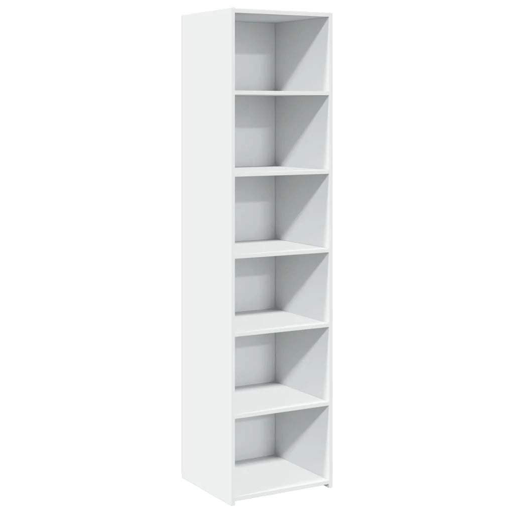 Buffet credenza cassettiera mobiletto mobile contenitore organizer cucina soggiorno salotto alto 45 x 41 x 185 cm legno ingegnerizzato bianco 02_0032454