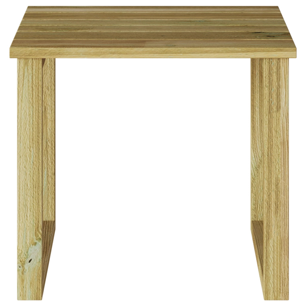 Tavolo per lettini 40x40x36 cm Legno di pino impregnato