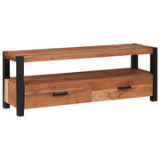Mobile TV-Credenza per TV Marrone 110 x 30 x 40 cm legno massello di acacia
