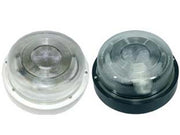 1pz plafoniera tonda polipropilene senza gabbia max 60w ip44  200x90h. cod:ferx.fer3896