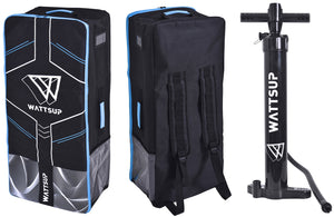 SUP Tavola Gonfiabile 335x81x15 cm con Pagaia Zaino e Accessori Wattsup Espadon Arancione