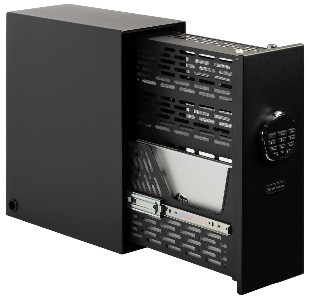 Genie Hand | Cassaforte Elettronica per Hotel con Alloggio PC 17" B-Class Anti Bounce 42x19,5x50,8 cm