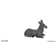 Trade Shop - Statuina Asinello 3.5cm Presepe 9cm In Resina Decoro Natale Natalizio Nativita' -