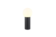 Paletto da giardino MURES 1xE27 IP44 nero 40 cm Trio