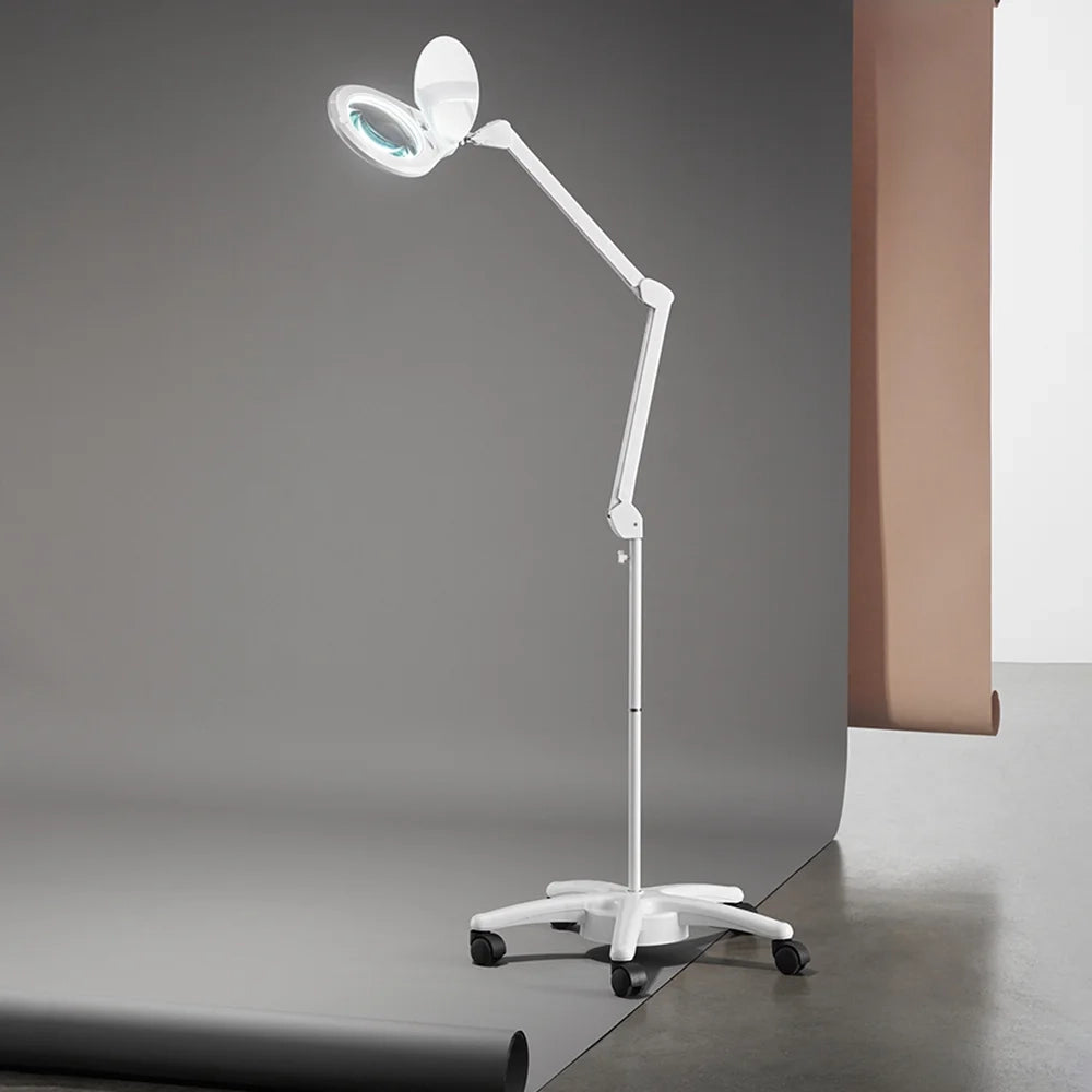 Lampada Da Scrivania Contemporanea Close Metallo Bianco Led 12W 3000K