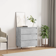 Credenza Grigio Cemento 60x35x70 cm in Legno Multistrato 827176