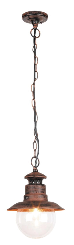 Lampada sospesa esterna vintage Odessa E27 bronzo Rabalux