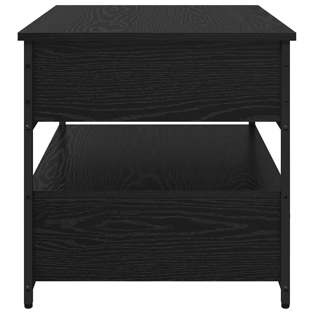Tavolino da salotto con cassetto Rovere Nero 70 x 50 x 54.5 cm 883050