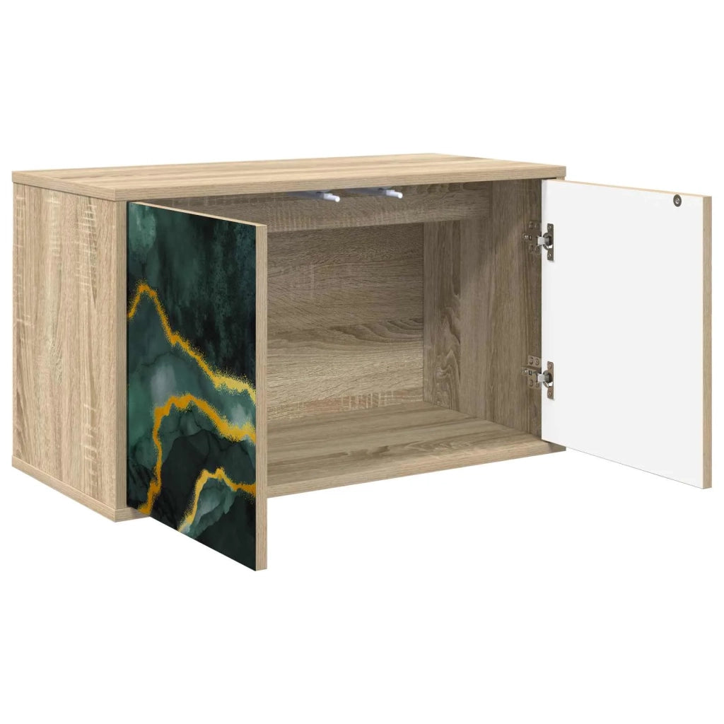 Mobile TV da Parete WIJHE 69 x 33 x 40 cm Rovere Sonoma 8007119
