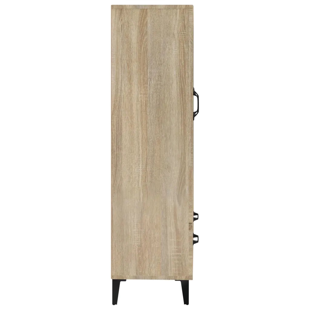 Credenza Rovere Sonoma 70x31x115 cm in Legno Multistrato cod mxl 47675