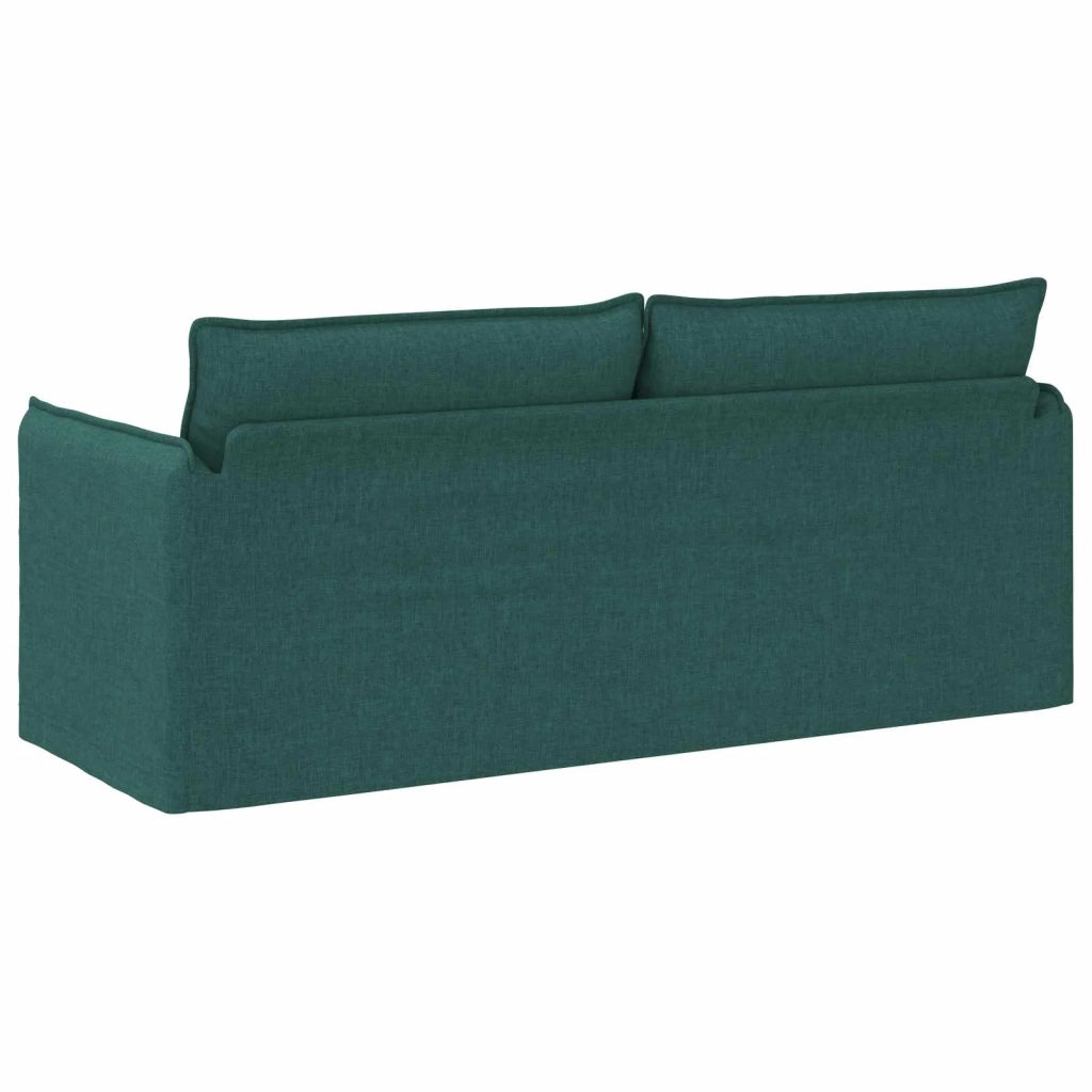 Divano Verde Scuro 196 x 82 x 85 cm Tessuto