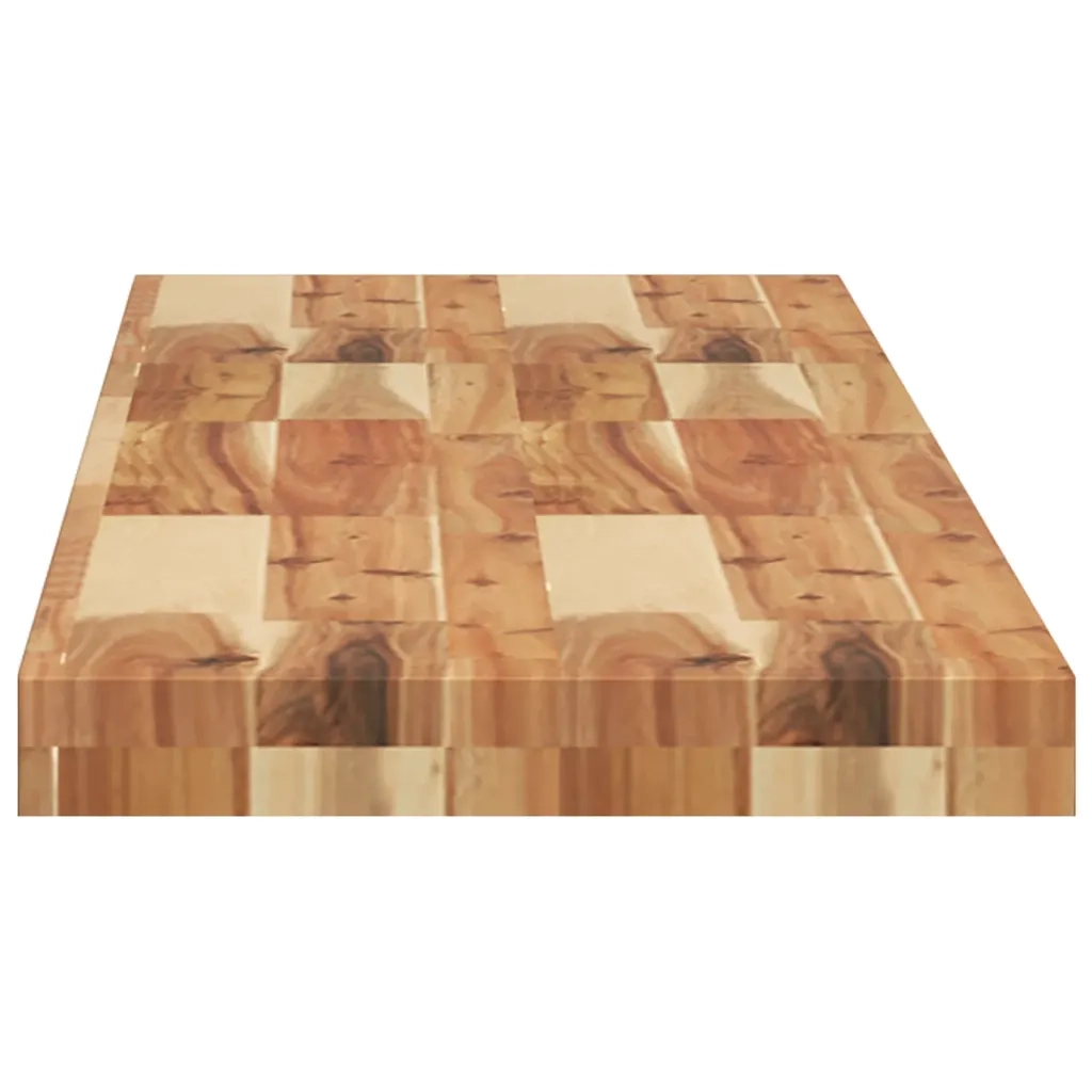 Mensole da Parete 4 pz 140x30x4 cm Legno Acacia Rifinito a Olio