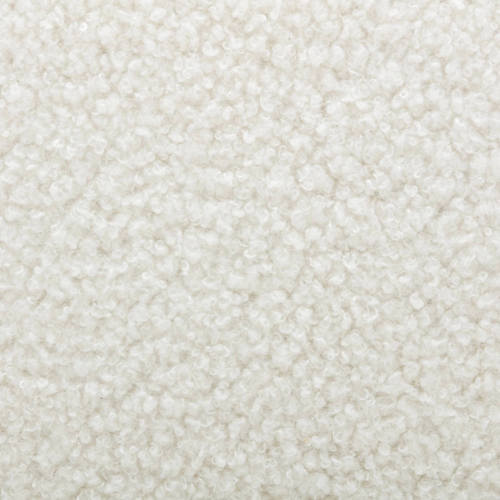 Poltrona scandinava per bambini in legno di hevea e tessuto bouclé,