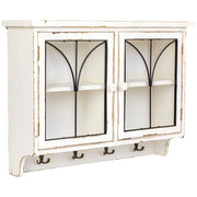 Scaffale in legno beige 69x18x50,5h cm
