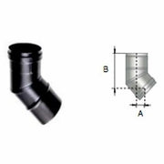 Curva 45 inox nero d.080 b08wymt 3pf