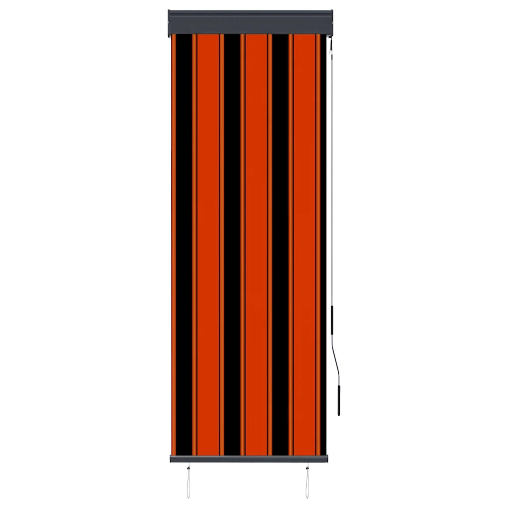 Tenda a Rullo per Esterni 60x250 cm Arancione e Marrone 145948