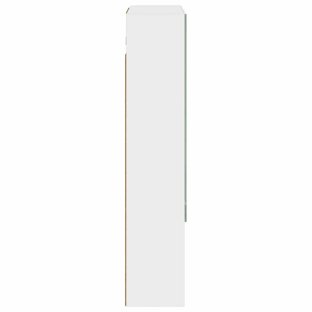 Mobiletto per specchio da bagno Bianco 50 x 14,5 x 70 cm