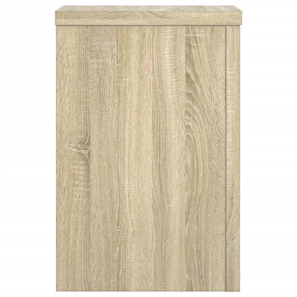 Supporti per piante mobili per fiori set da 2 legno ingegnerizzato Sonoma marrone 02_0045343