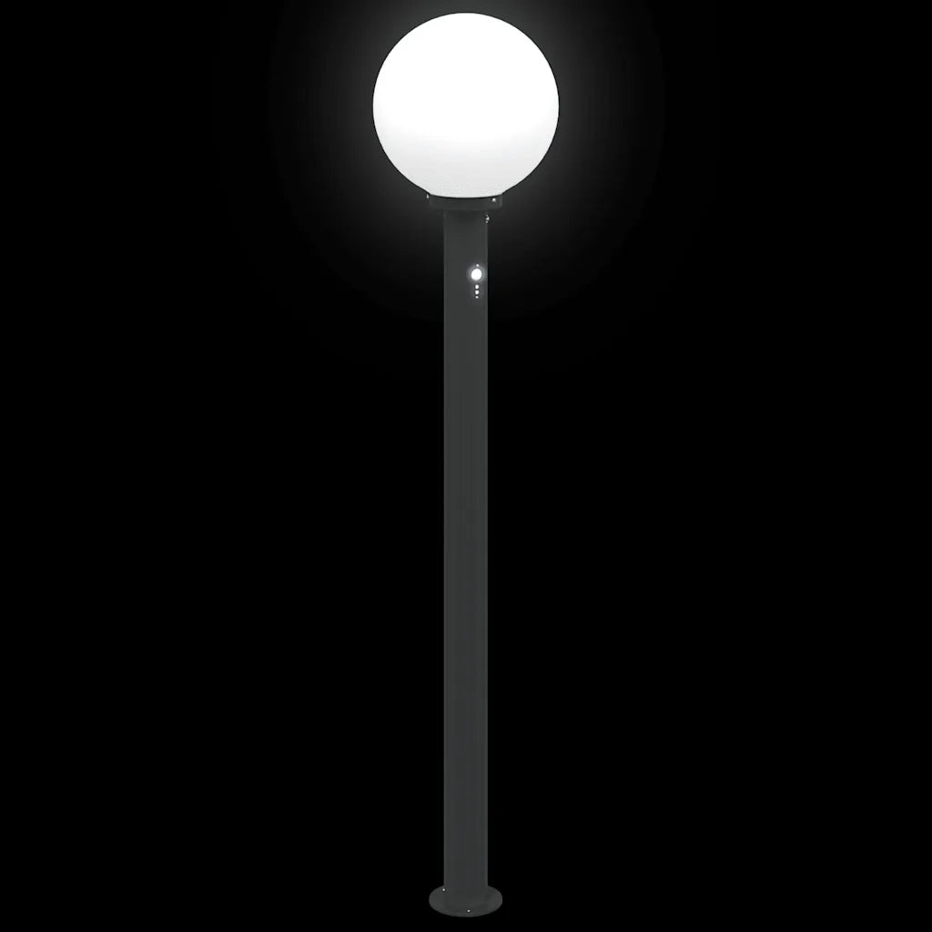 Lampada a paletto con sensore 120 cm Nera IP44 4006117