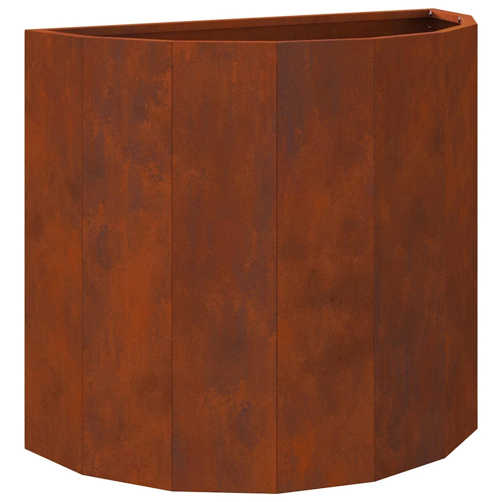 Fioriera Ruggine-Vaso-Contenitore per Piante 60 x 30 x 50 cm