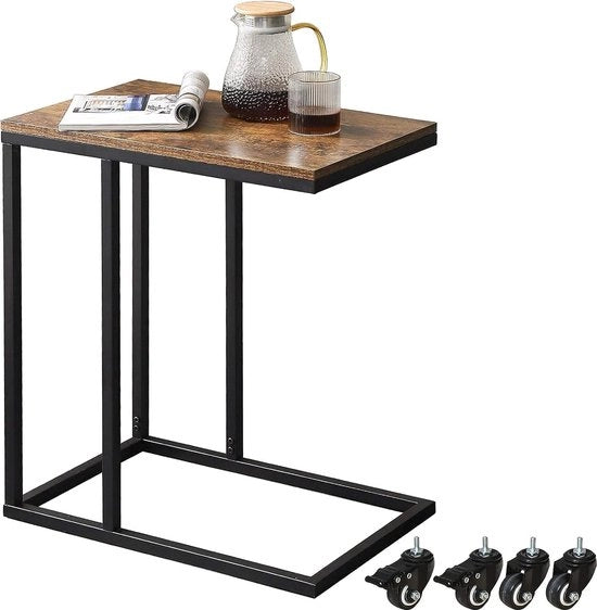 tavolo da notte, tavolo laterale 35D x 55L x 70,5A centimetri