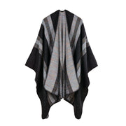 Sciarpa da donna in cashmere con ampi spacchi