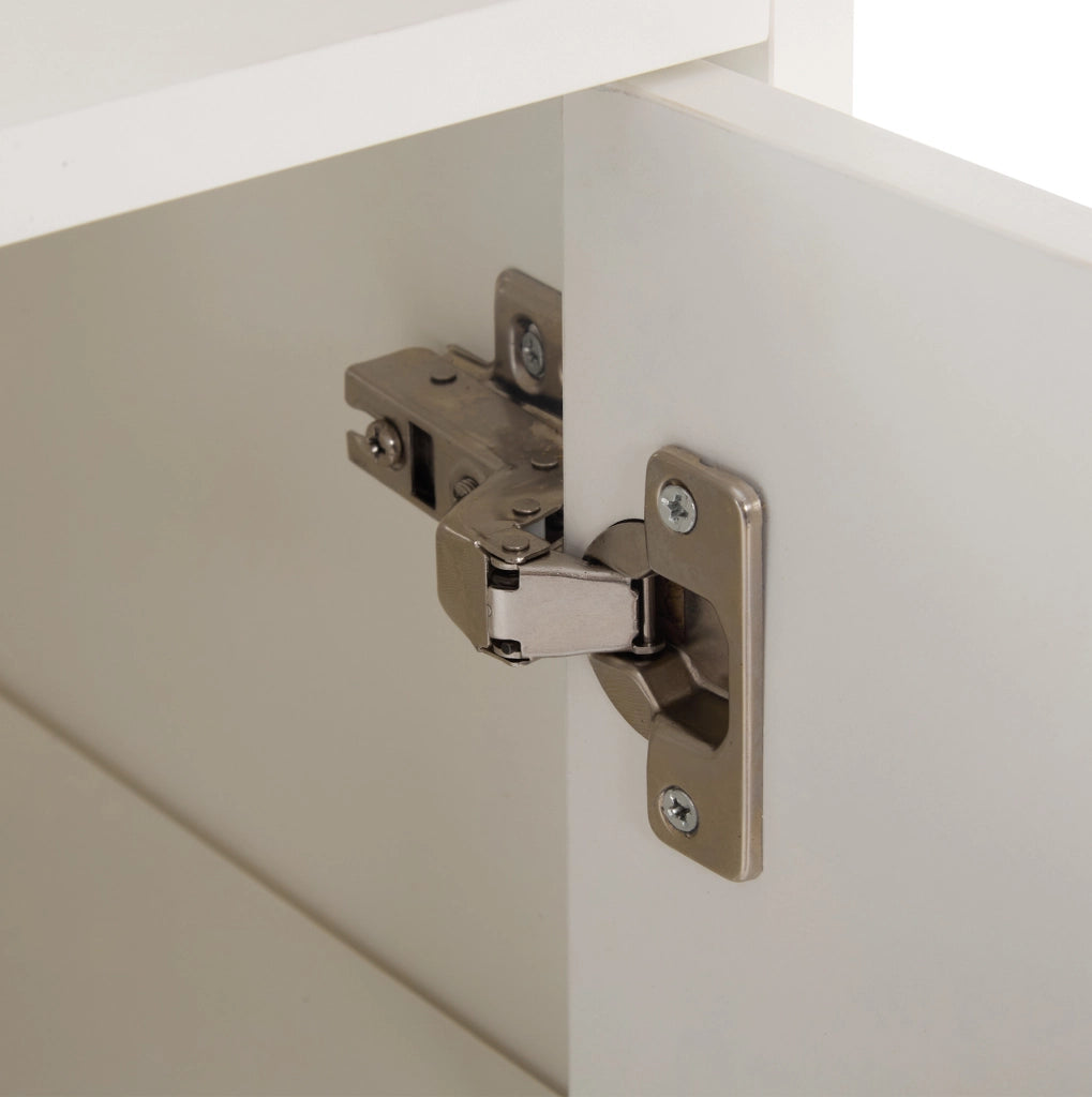 Scarpiera bianca 90x35x99 cm con ripiani regolabili