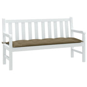 Cuscino Panca da Giardino-Cuscini per panchina da esterno Tortora M¨¦lange 150x50x7cm in Tessuto