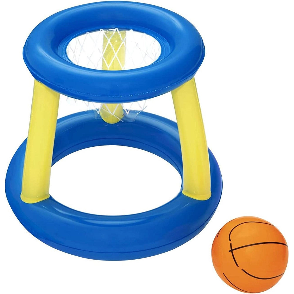 Trade Shop - Canestro Da Basket Gioco Gonfiabile Per Bambini Splash 'n' Hoop 61cm Palla 52418 -
