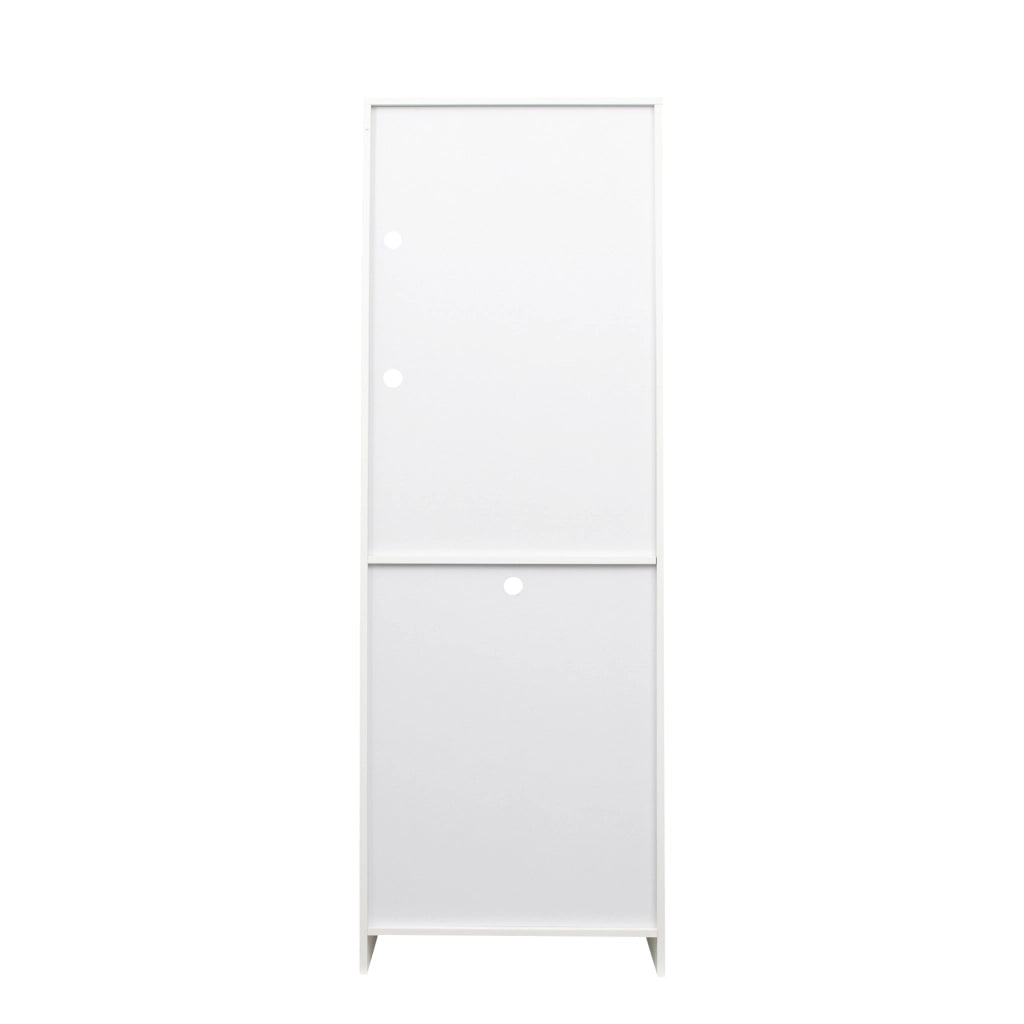 Vetrina con LED ¨C Xylo ¨C Bianco, Legno, Soggiorno