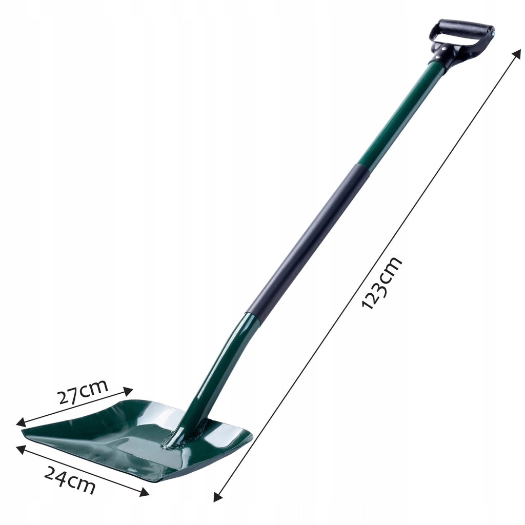 Pala KADAX per sabbia, cereali, grani, ghiaia, carbone, pala in metallo 123 cm