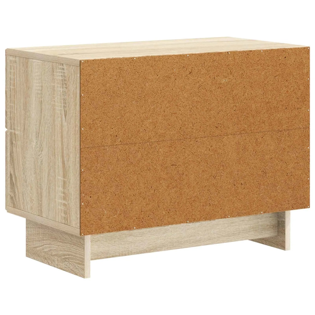 Comodino | Armadio da Notte | Mobiletto da notte con cassetto Rovere Sonoma 62 x 34,5 x 47,5 cm