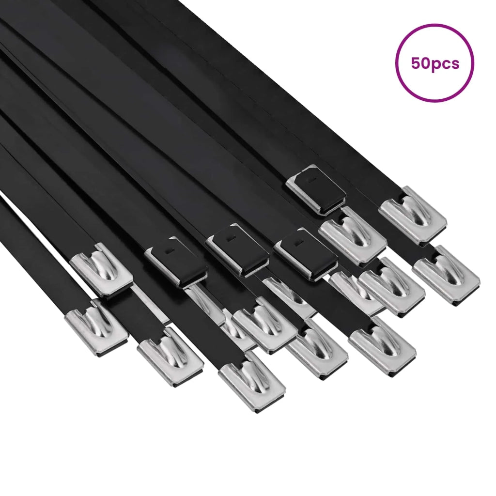 Fascetta per Cavi 50 pz 7,9 x 300 mm Nero 42029374