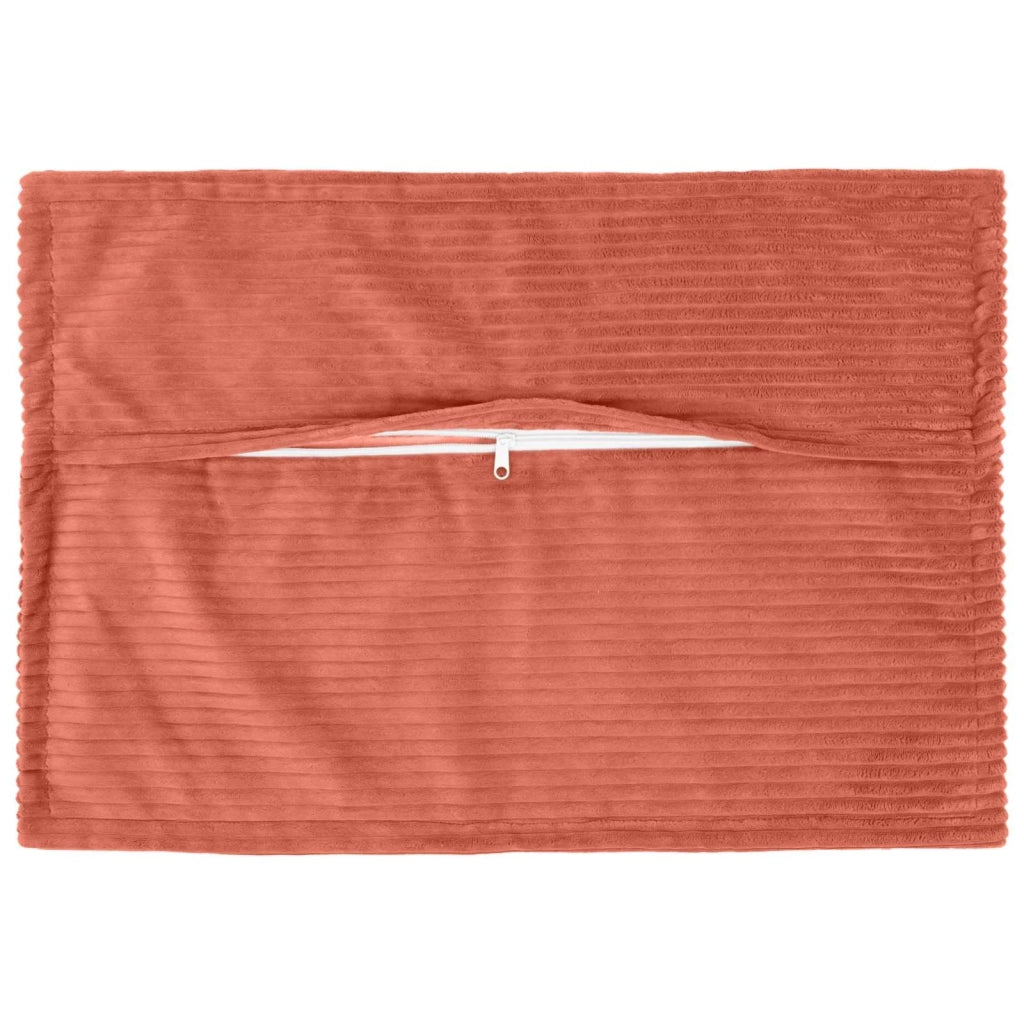 Federa 6 pz HOUTEN Rosso Arancio 40 x 60 cm corduroy 917517