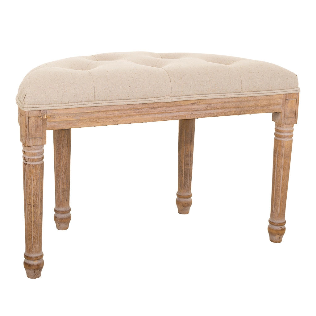 Panchina in legno marrone 62x45x48
