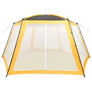 Tenda per Piscina in Tessuto 660x580x250 cm Gialla 93044