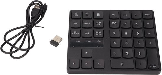 Tastiera Numerica Portatile Ergonomica - 35 Tasti - Adatta per PC Laptop Desktop Computer