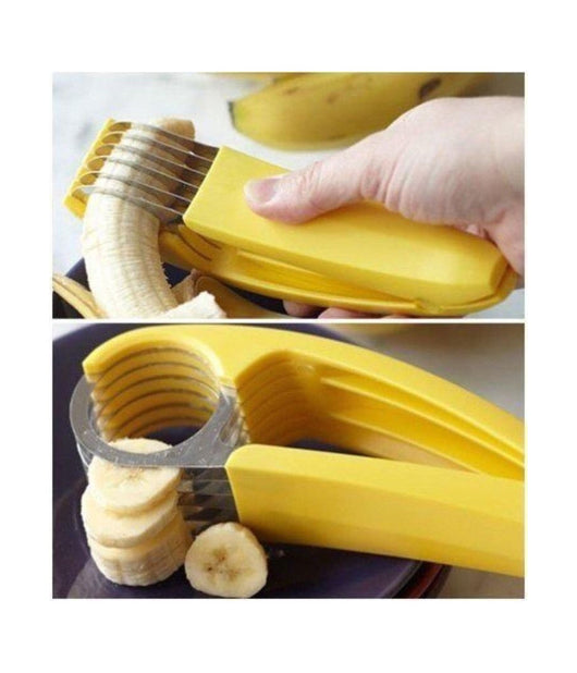 Affetta Banana Slicer 6 Lame Taglia Frutta Macedonia Decorazione Torte         
