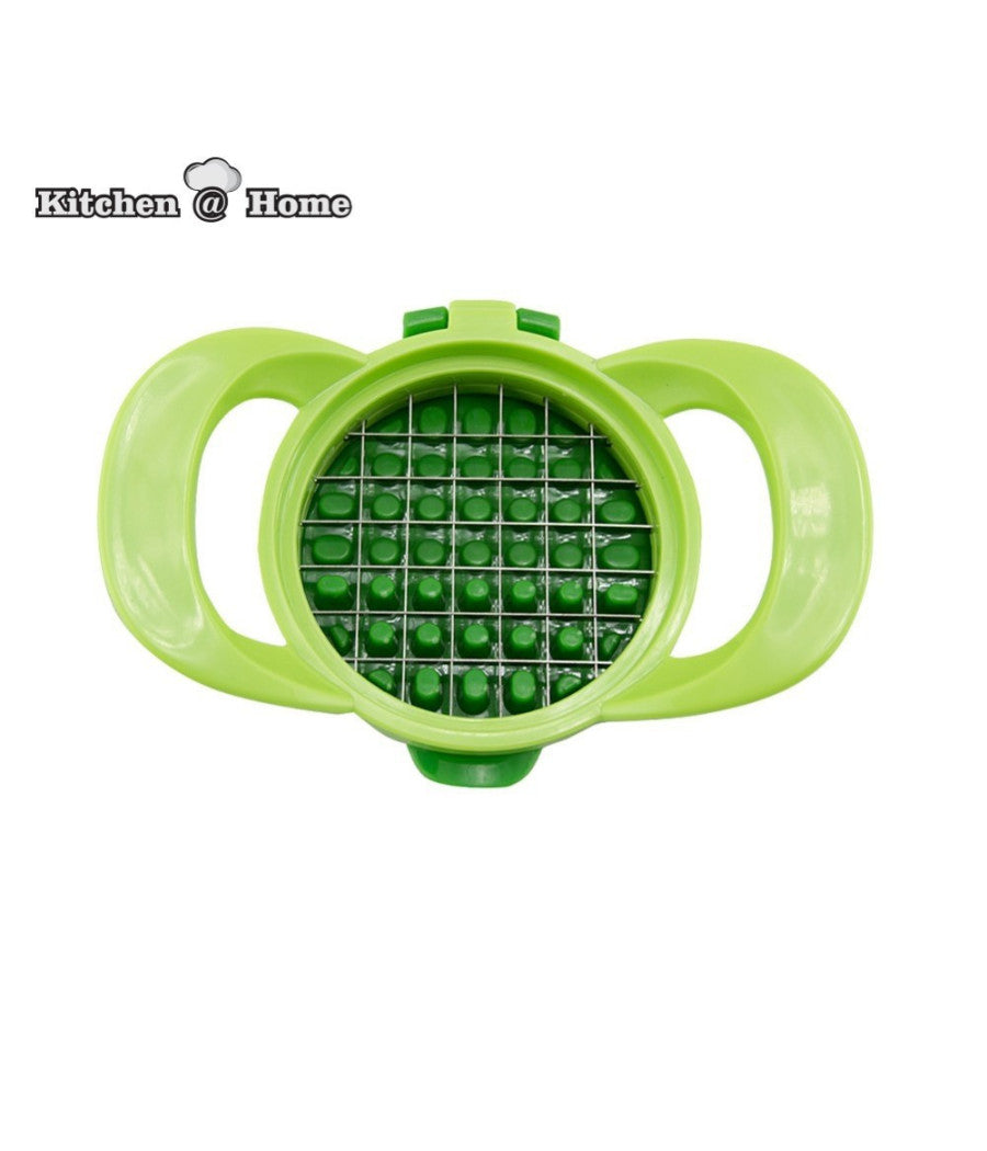 Affetta Verdure Chopper Trita Sminuzza Frutta Con Recipiente In Vetro Slice Dice         