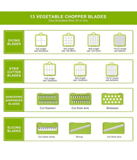 Affettatrice Multitagliera Pialla Grattugia Tritatutto Verdure Mandolina 22 In 1         