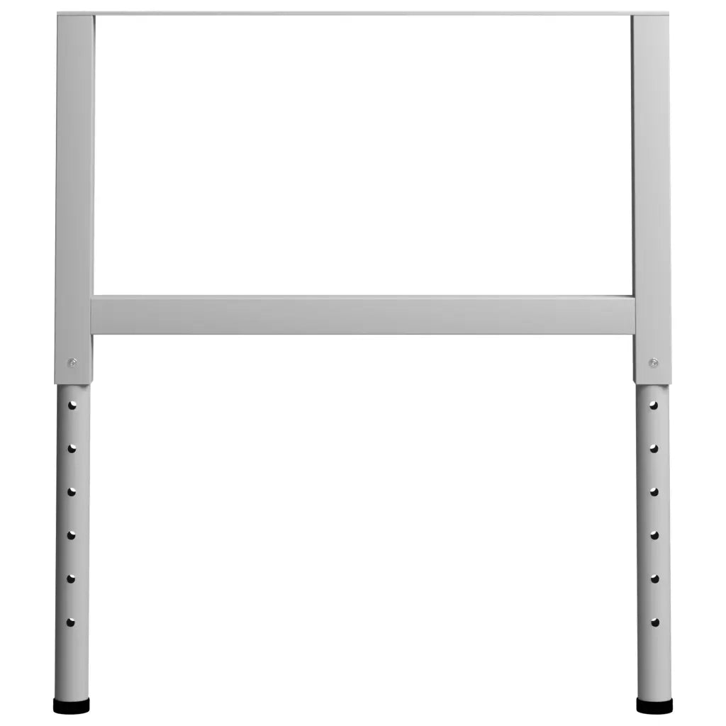 Telai per Banco da Lavoro 2 pz in Metallo 85x(69-95,5) cm Grigi cod mxl 76373