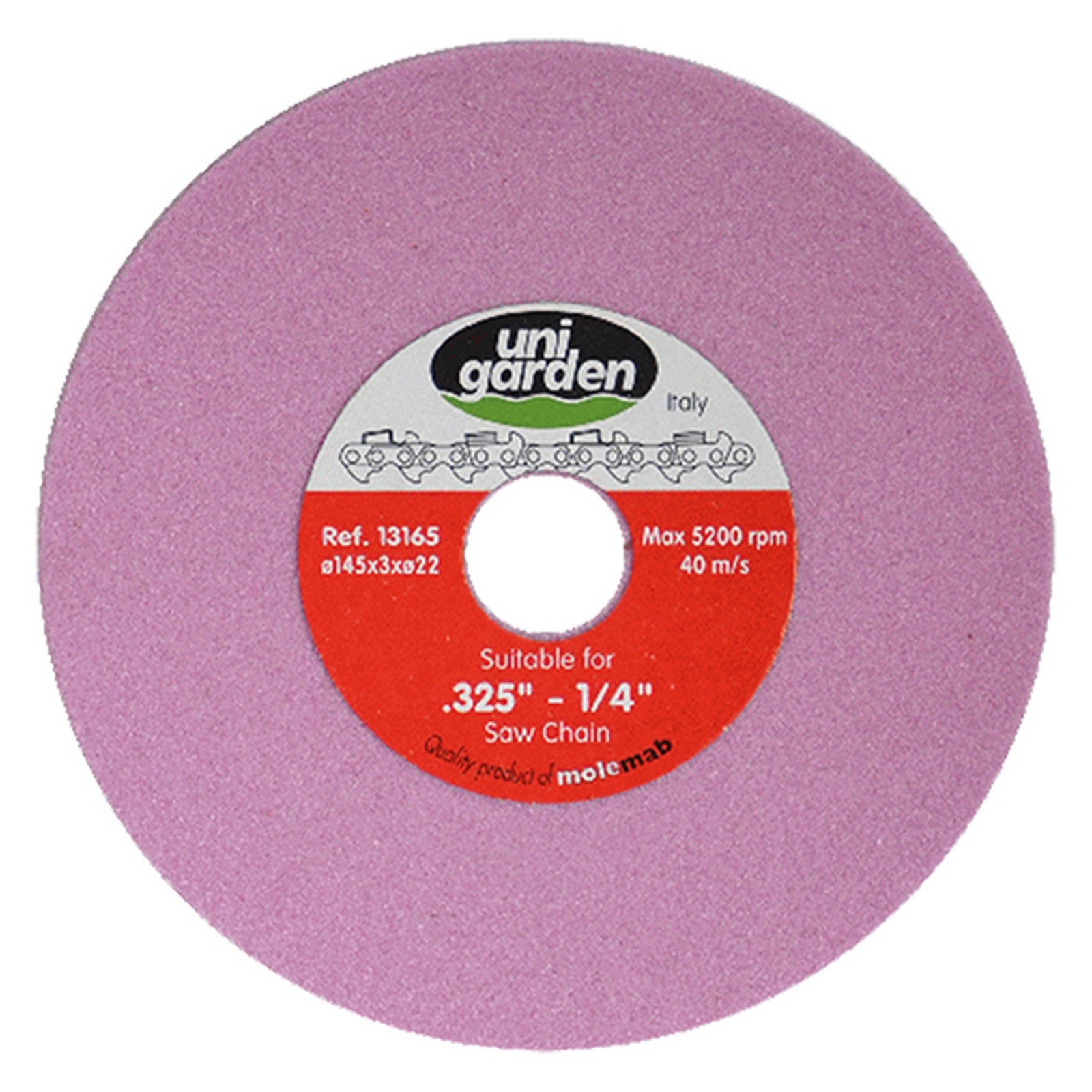 mola per affilatrice elettrica mm 145 x 3 x 22 cod:ferx.608893nlm