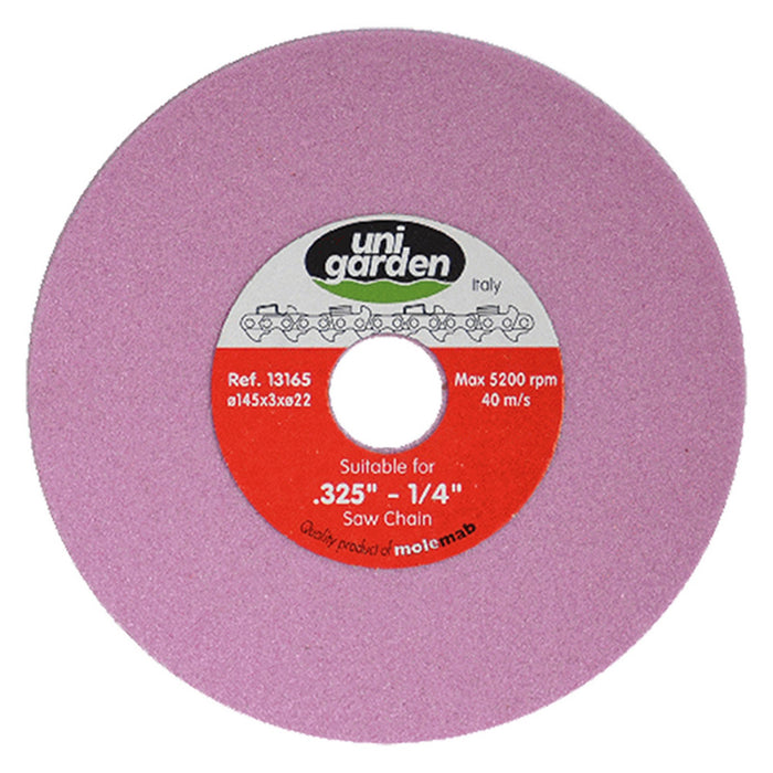 mola per affilatrice elettrica mm 145 x 3 x 22 cod:ferx.608893nlm