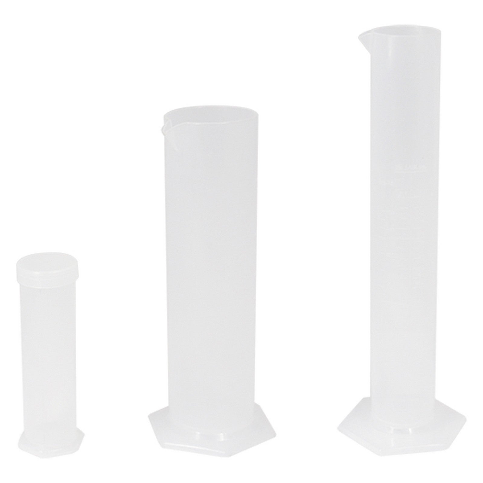 cilindro graduato cc 250 - h.29 cm - ø4,5 cm cod:ferx.608960nlm