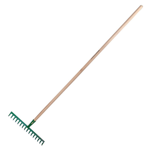 rastrello 10 denti cm 24 - con manico cm. 160 cod:ferx.600140nlm