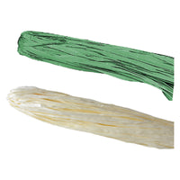 rafia sintetica a spezzoni gr. 200 circa - colore verde cod:ferx.608366nlm