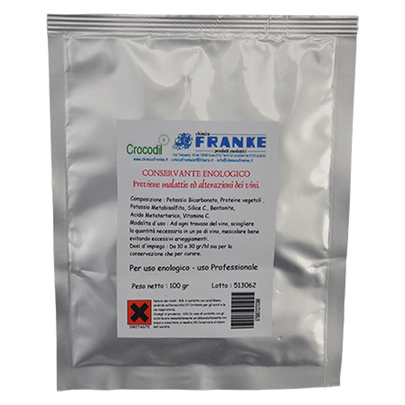 conservatore enologico gr. 100 cod:ferx.6078618nlm